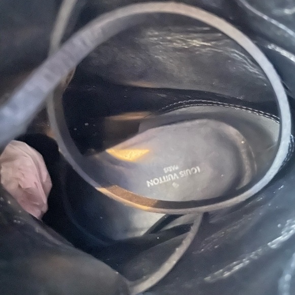 Louis Vuitton Suede Calfskin Monogram Laureate Platform Desert Boots - Picture 10 of 16